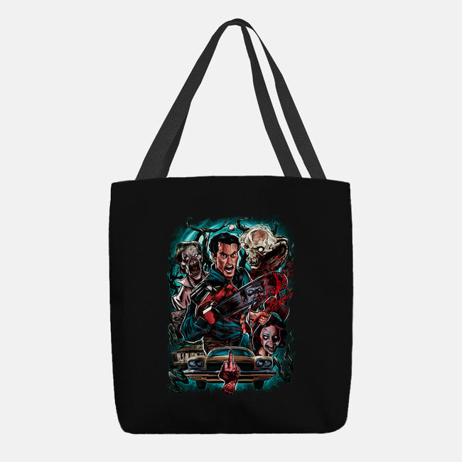 Kicking The Devil-None-Basic Tote-Bag-Conjura Geek