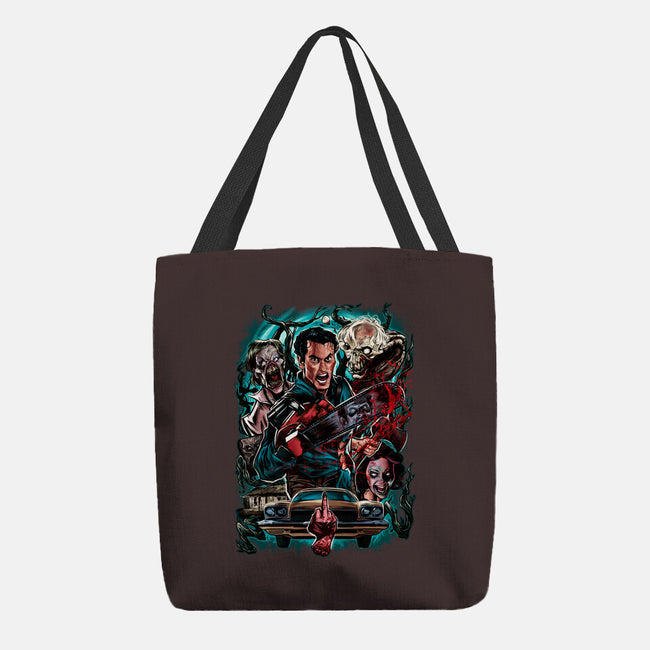 Kicking The Devil-None-Basic Tote-Bag-Conjura Geek