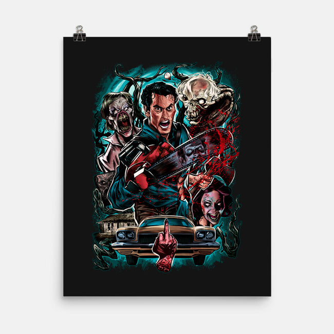 Kicking The Devil-None-Matte-Poster-Conjura Geek