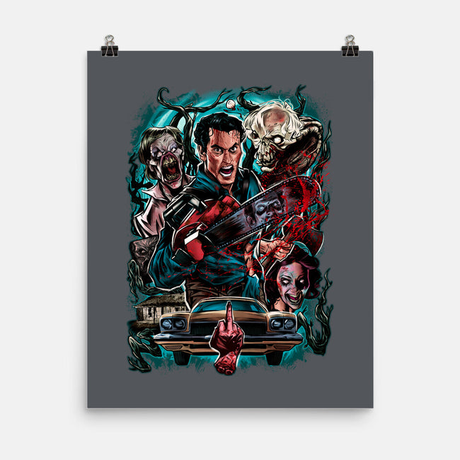 Kicking The Devil-None-Matte-Poster-Conjura Geek