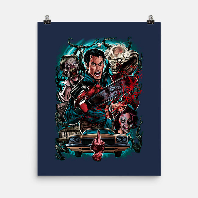 Kicking The Devil-None-Matte-Poster-Conjura Geek