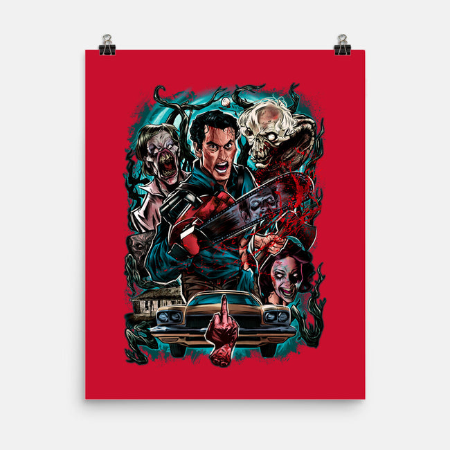 Kicking The Devil-None-Matte-Poster-Conjura Geek