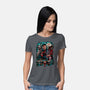 Kicking The Devil-Womens-Basic-Tee-Conjura Geek