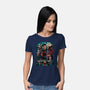 Kicking The Devil-Womens-Basic-Tee-Conjura Geek