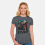 Kicking The Devil-Womens-Fitted-Tee-Conjura Geek