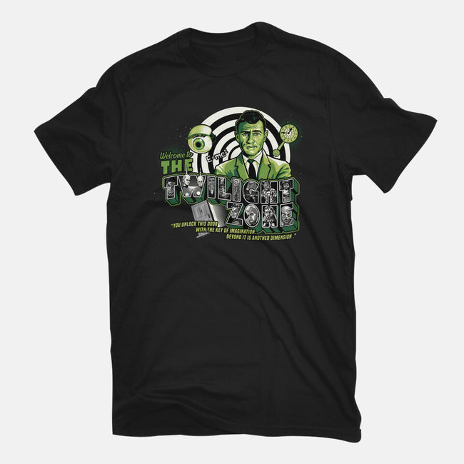 Welcome To Another Dimension-Womens-Basic-Tee-goodidearyan