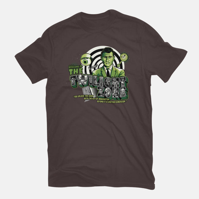 Welcome To Another Dimension-Womens-Basic-Tee-goodidearyan