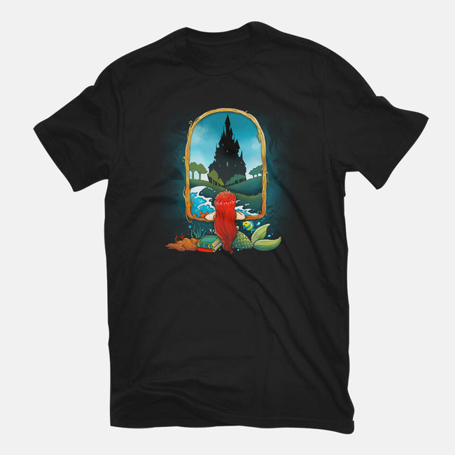 Mermaid Life-Womens-Basic-Tee-Vallina84