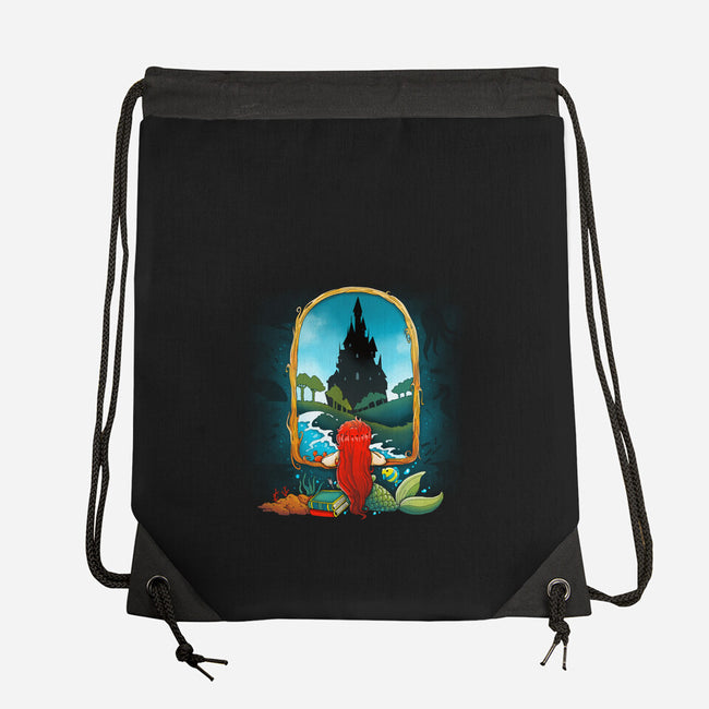 Mermaid Life-None-Drawstring-Bag-Vallina84