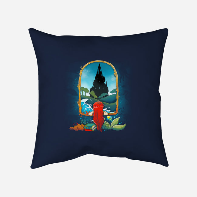 Mermaid Life-None-Removable Cover w Insert-Throw Pillow-Vallina84