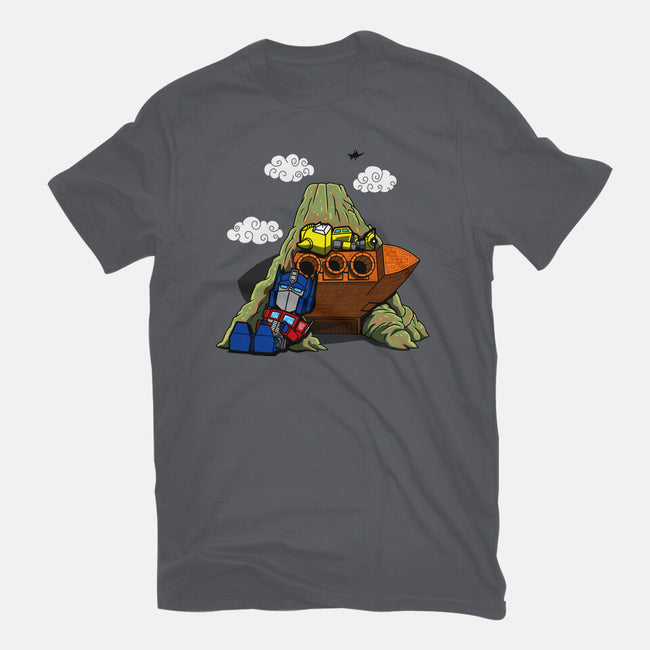Cybertronian Nuts-Womens-Fitted-Tee-Boggs Nicolas