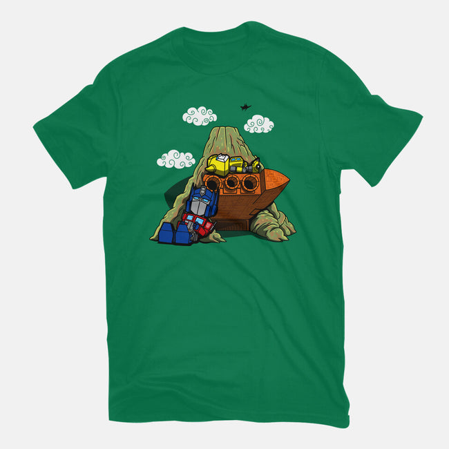 Cybertronian Nuts-Womens-Fitted-Tee-Boggs Nicolas
