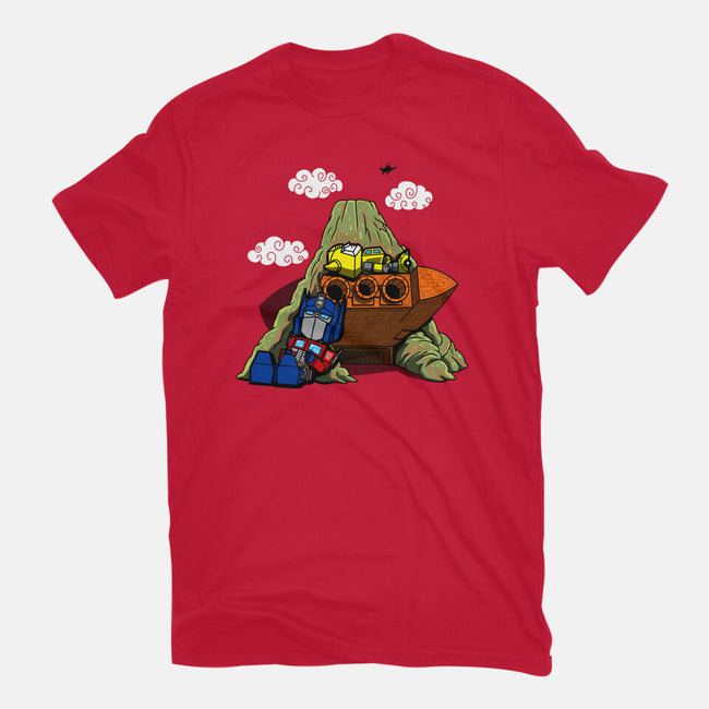 Cybertronian Nuts-Womens-Fitted-Tee-Boggs Nicolas
