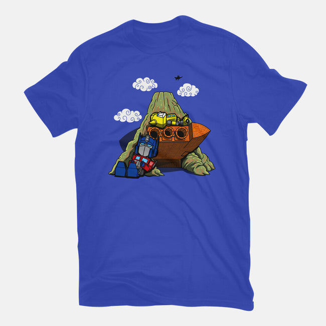 Cybertronian Nuts-Womens-Fitted-Tee-Boggs Nicolas