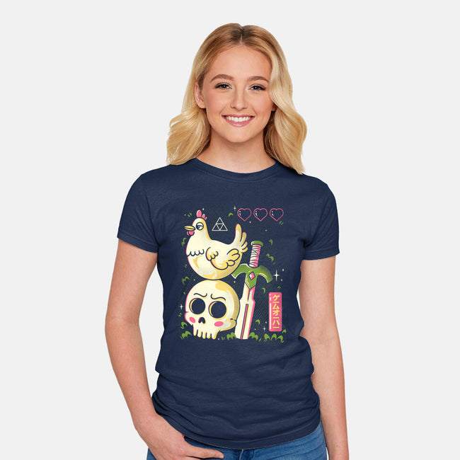 Adventure Over-Womens-Fitted-Tee-Eoli Studio