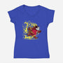 Velocipanda-Womens-V-Neck-Tee-zascanauta