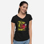 Velocipanda-Womens-V-Neck-Tee-zascanauta