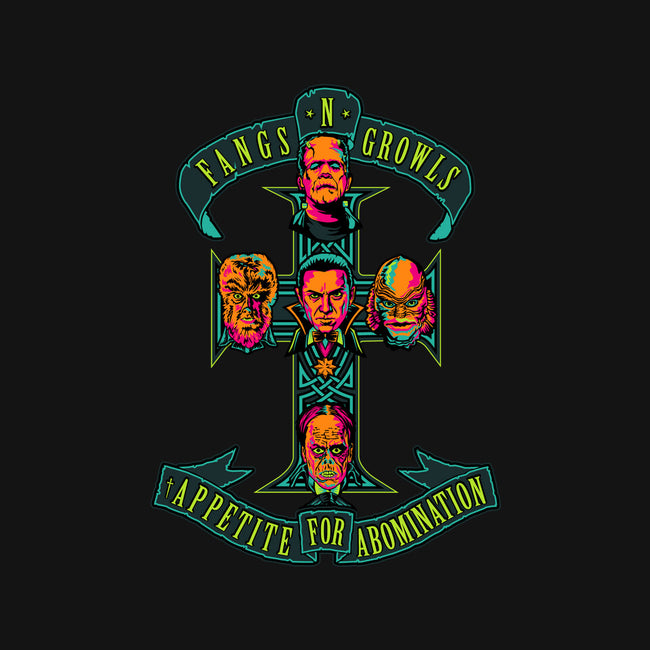 Fangs N Growls-Unisex-Pullover-Sweatshirt-nadzeenadz