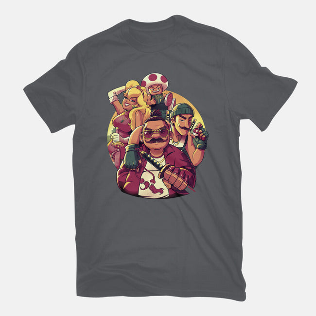 Mushroom Gang-Mens-Heavyweight-Tee-Bruno Mota