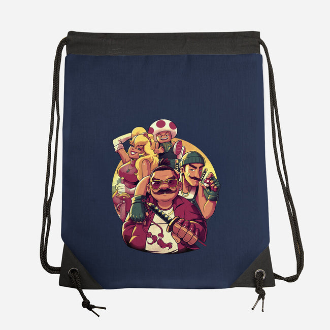 Mushroom Gang-None-Drawstring-Bag-Bruno Mota