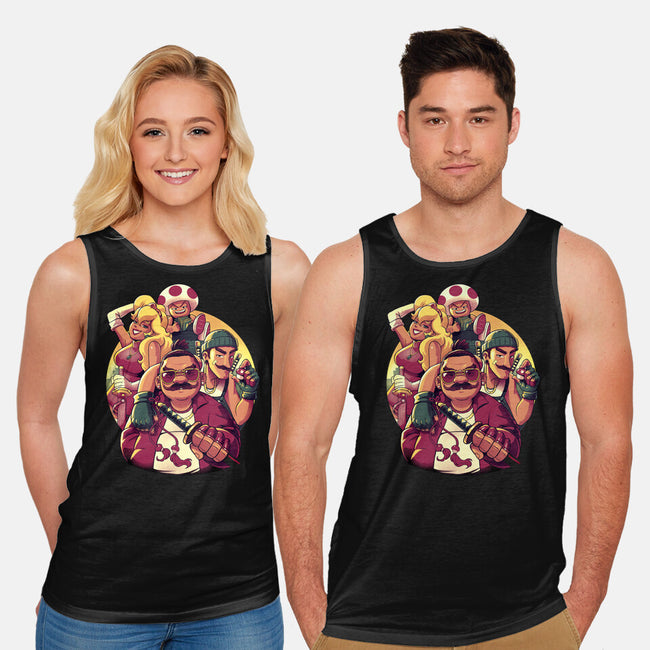 Mushroom Gang-Unisex-Basic-Tank-Bruno Mota