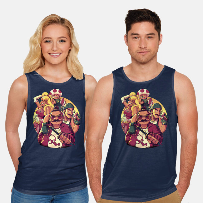 Mushroom Gang-Unisex-Basic-Tank-Bruno Mota