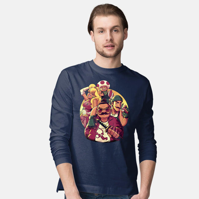 Mushroom Gang-Mens-Long Sleeved-Tee-Bruno Mota