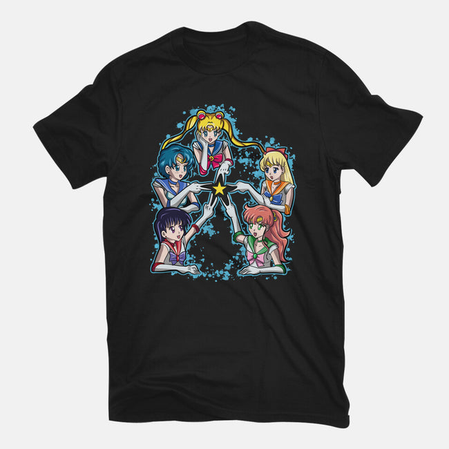 My Group Is A Star-Womens-Basic-Tee-nickzzarto