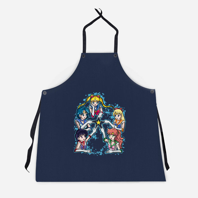 My Group Is A Star-Unisex-Kitchen-Apron-nickzzarto