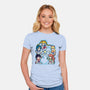 My Group Is A Star-Womens-Fitted-Tee-nickzzarto
