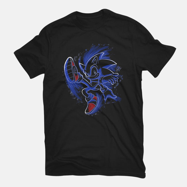 Speed Power Line-Womens-Fitted-Tee-nickzzarto