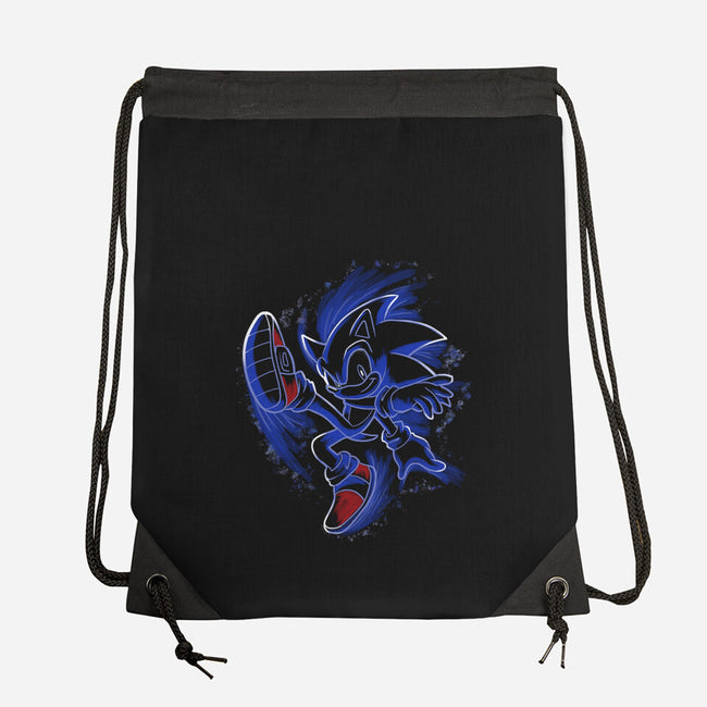 Speed Power Line-None-Drawstring-Bag-nickzzarto