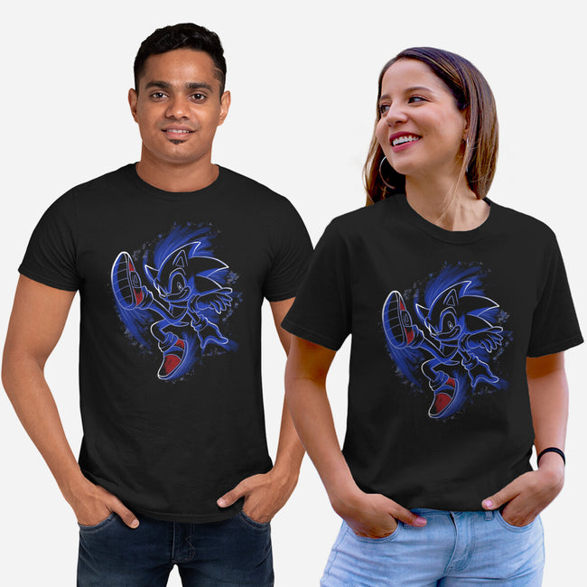 Speed Power Line-Unisex-Basic-Tee-nickzzarto