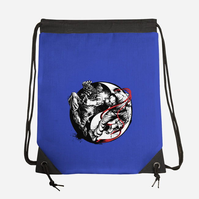 Endless Fight-None-Drawstring-Bag-Art_Of_One