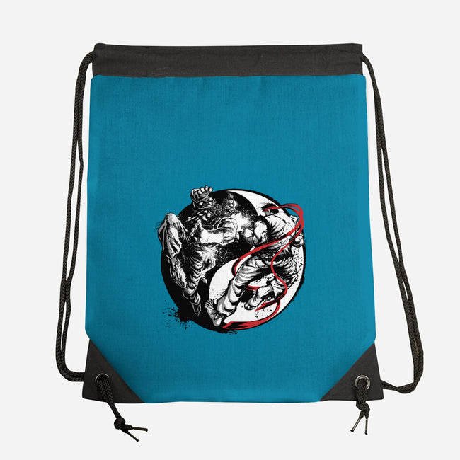 Endless Fight-None-Drawstring-Bag-Art_Of_One