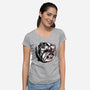 Endless Fight-Womens-V-Neck-Tee-Art_Of_One