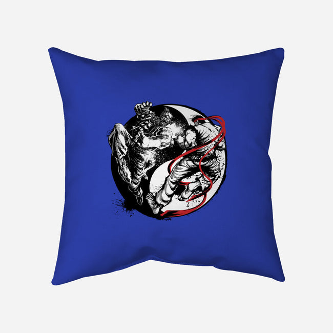 Endless Fight-None-Removable Cover w Insert-Throw Pillow-Art_Of_One