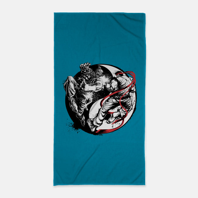 Endless Fight-None-Beach-Towel-Art_Of_One