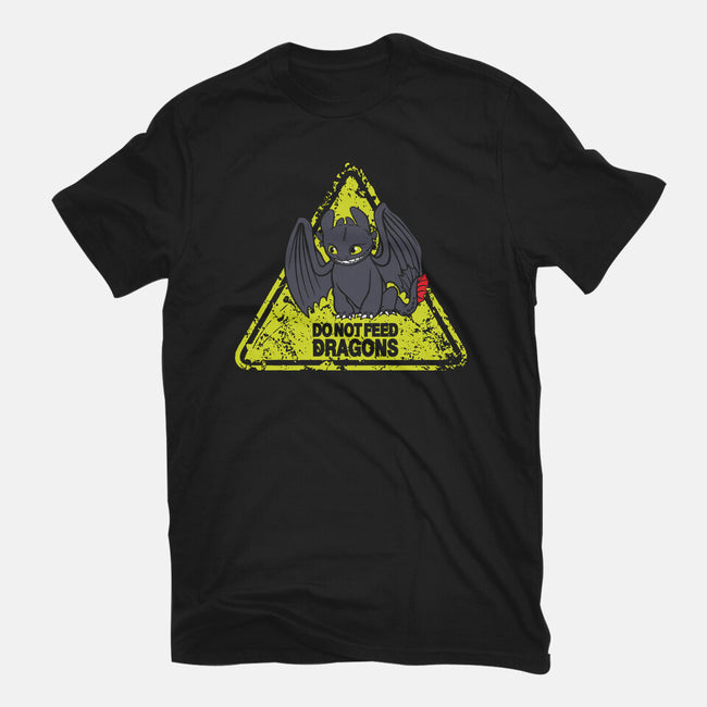 Do Not Feed Dragons-Mens-Basic-Tee-dalethesk8er