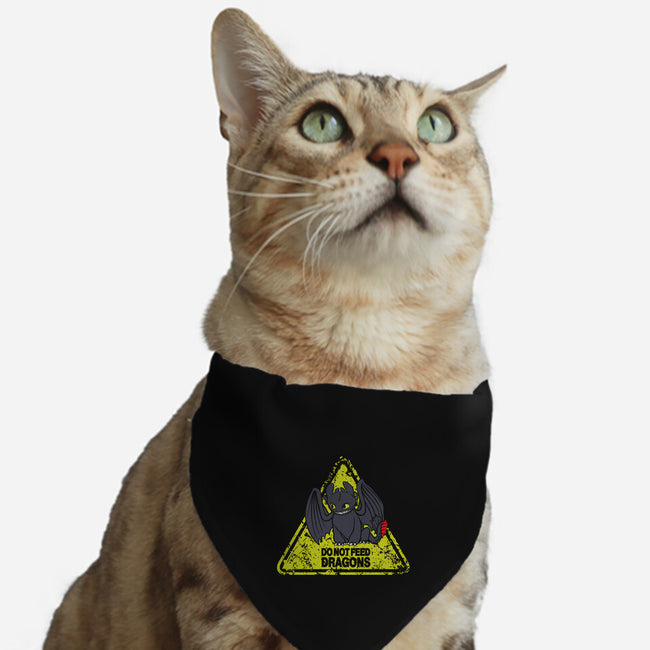 Do Not Feed Dragons-Cat-Adjustable-Pet Collar-dalethesk8er