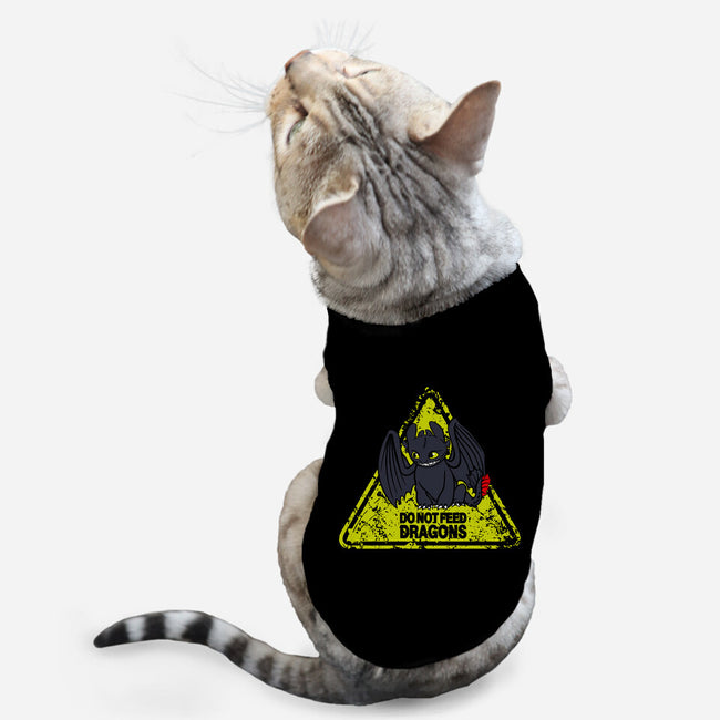 Do Not Feed Dragons-Cat-Basic-Pet Tank-dalethesk8er