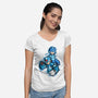 Before And After-Womens-V-Neck-Tee-nickzzarto
