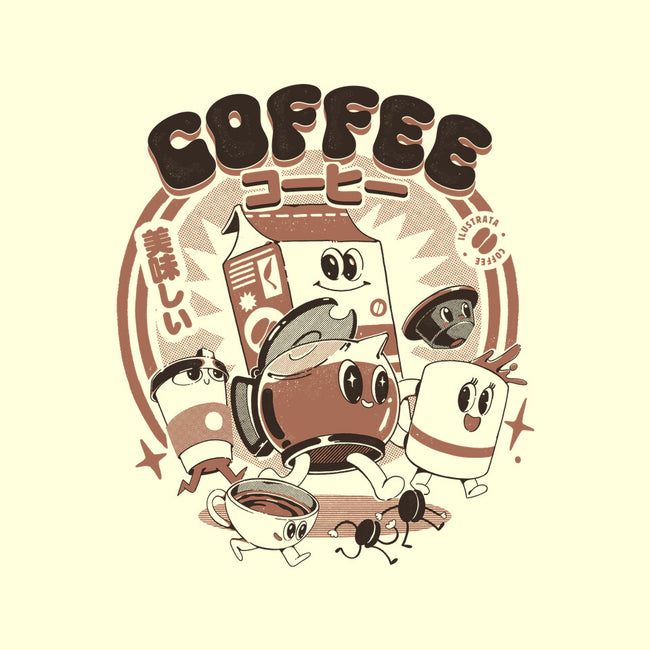 My Coffee Friends-None-Drawstring-Bag-ilustrata