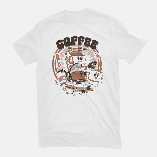 My Coffee Friends-Mens-Heavyweight-Tee-ilustrata