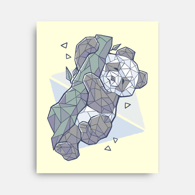 Paper Panda-None-Stretched-Canvas-xMorfina