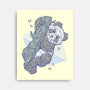 Paper Panda-None-Stretched-Canvas-xMorfina