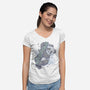 Paper Panda-Womens-V-Neck-Tee-xMorfina