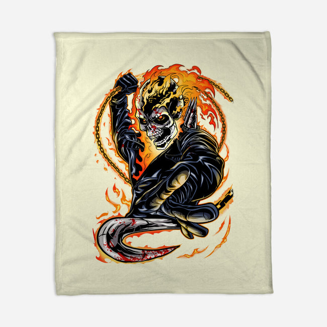 Spirit Of Vengeance-None-Fleece-Blanket-Conjura Geek