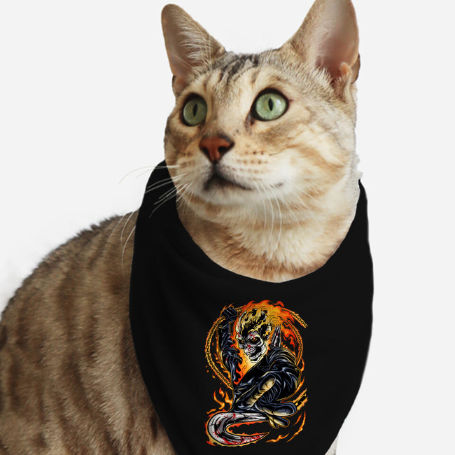 Spirit Of Vengeance-Cat-Bandana-Pet Collar-Conjura Geek