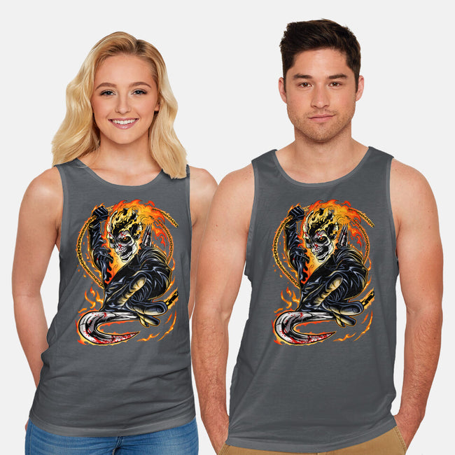 Spirit Of Vengeance-Unisex-Basic-Tank-Conjura Geek